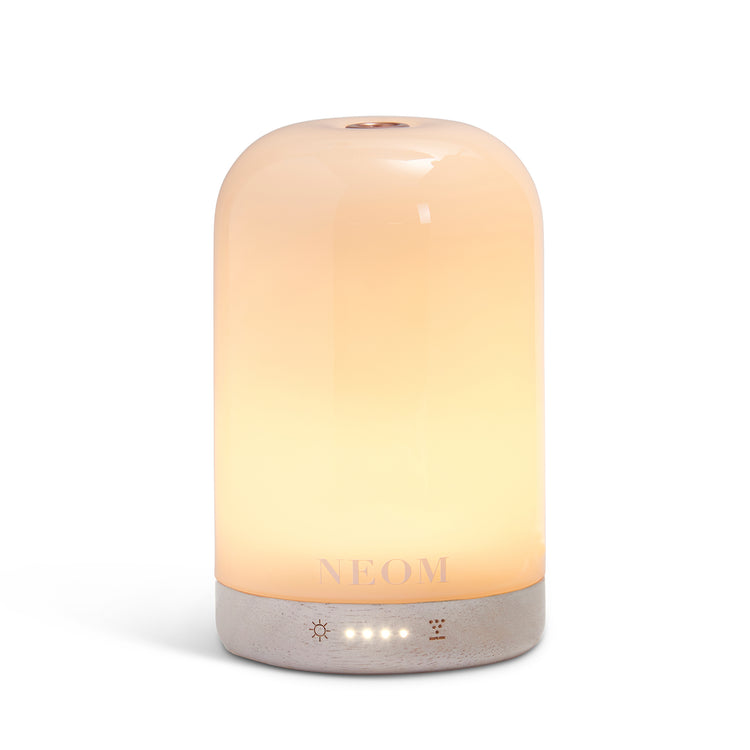 Wellbeing Pod Essential Oil Diffuser With Blush Glass Cover